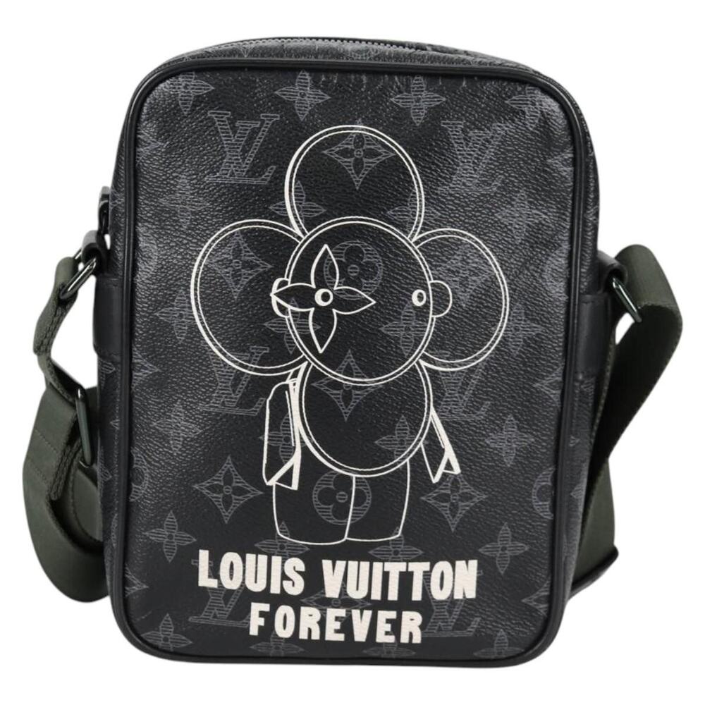 Louis Vuitton Monogram Eclipse Danubepm Shoulder Bag Black